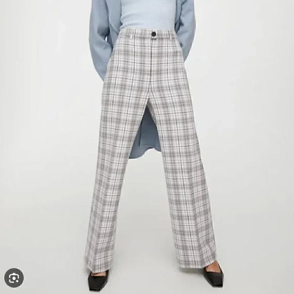 Wilfred Francesca Check Pant - Size 8